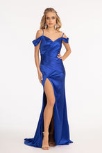 Royal Blue Sweetheart Satin Mermaid Dress