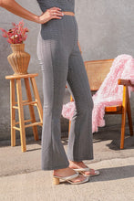 Black/White Retro Zig Zag Print Pant Set