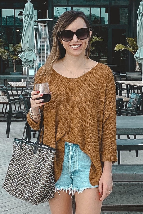 Caramel California Breeze Sweater