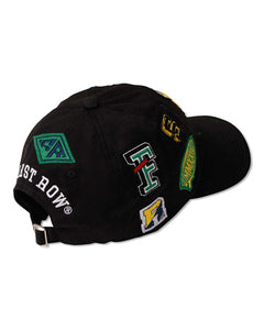 Black Multi Patch Cap