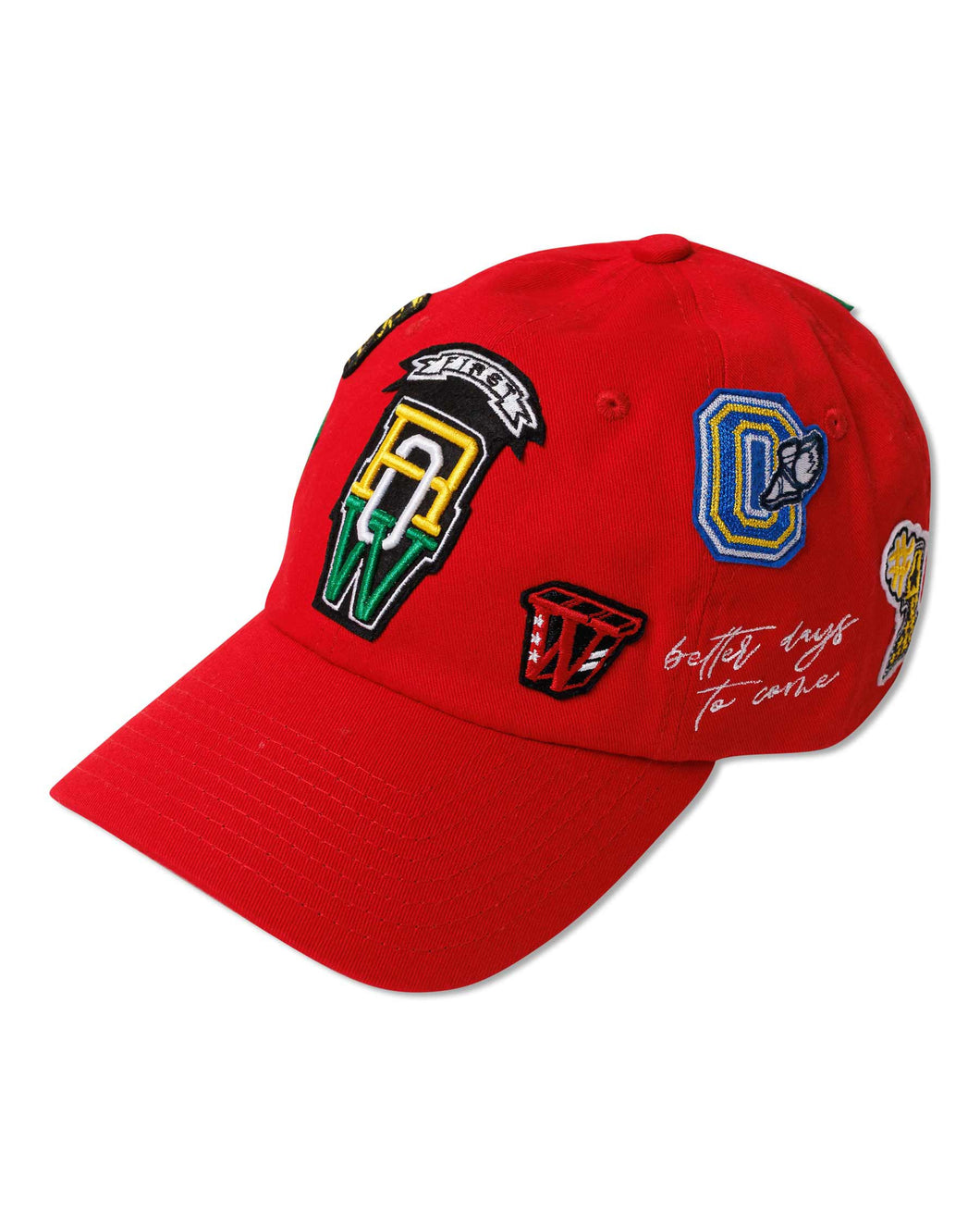 Red Multi Patch Cap