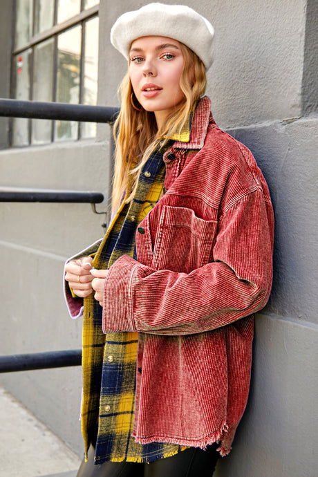 Terracotta Daisy Jacket
