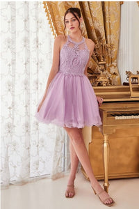 Lavender Queen Tulle Short Dress