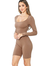 Nude Snatched Long Sleeve Jumpsuit