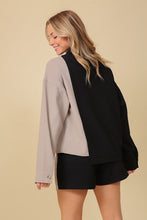 Black/Grey Color Block Jacket