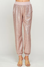 Blush Sequins Jogger Pants