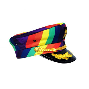 Rainbow Captains Hat