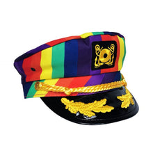 Rainbow Captains Hat