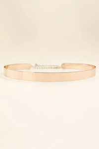 Gold Women's Gold Metal Belt