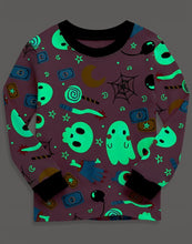 Horror Night Pink Halloween Long Sleeve PJs