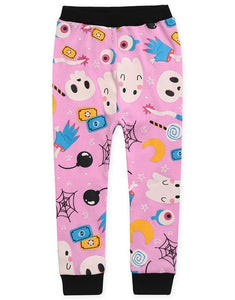 Horror Night Pink Halloween Long Sleeve PJs