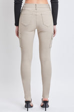 Taupe Junior Hyperstretch 1-Button Skinny Cargo