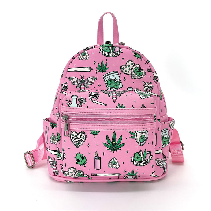 Pink Magical High Mini Backpack in Vinyl
