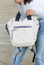 Beige Everyday Backpack Tote