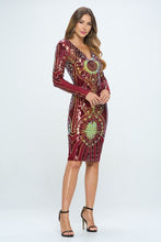Burgundy Short & Midi Dresses
