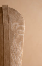 Almond The Bronco - Knee-high Embroidered Boots