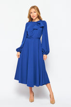 Royal Blue Long Sleeve Dress