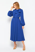 Royal Blue Long Sleeve Dress