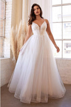 Off White Layered Tulle Bridal Gown