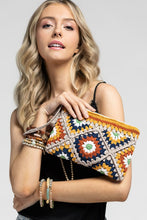 Marigold Handmade Crochet Tile Pouch