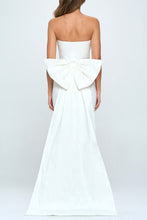 White Bow Train Bodycon Mini Dress