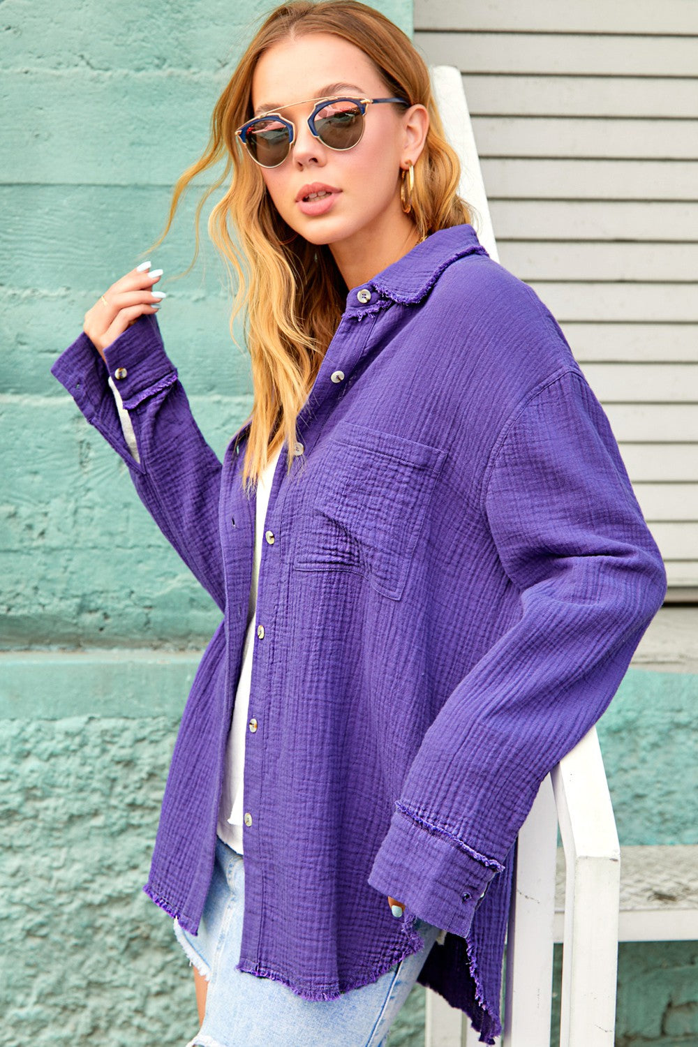 Purple Zenna Shirt