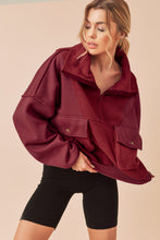 Ruby Red Carter Pullover