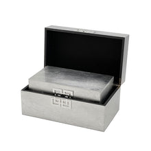 Silver Jewelry Storage Box - Set of 2