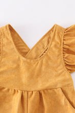 Mustard Yellow Ruffle Girl Jonjon