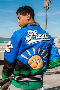 Royal Think Green Varsity Jacket