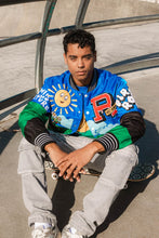 Royal Think Green Varsity Jacket