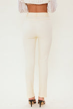 Ivory Waxed Finish Super Stretch Summer Jeggings