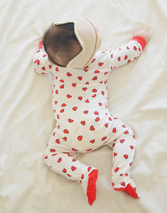 Red Heart Pop Baby Footie