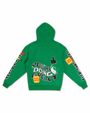 Green Spring Break Chenile Patch Graphic Hoodie