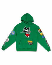 Green Spring Break Chenile Patch Graphic Hoodie