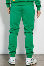 Green Spring Break Chenile Patch Graphic Jogger