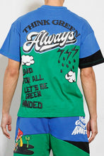 Royal Think Green Cut&Sew Graphic Tee