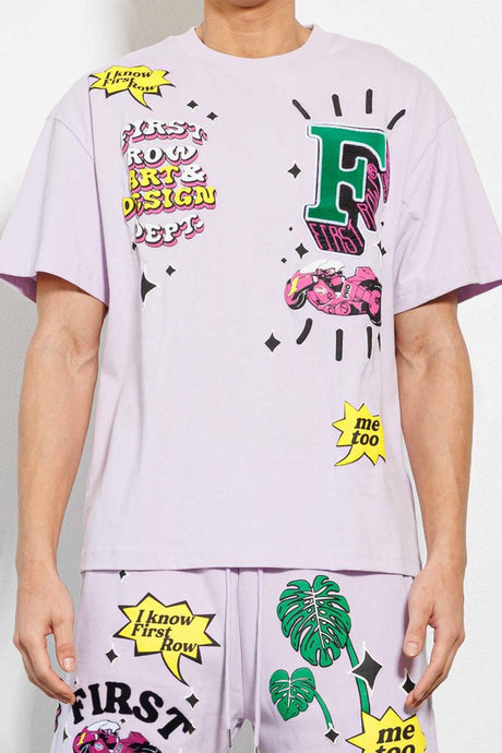 Lavender Kaneda's Bike Graphic Tee