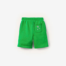 Green Boy's Outer Space Embroidered Shorts