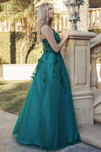 Emerald Embroidered Top A Line Contrast Dress