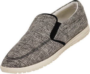 Grey Slip-On Boat Shoes