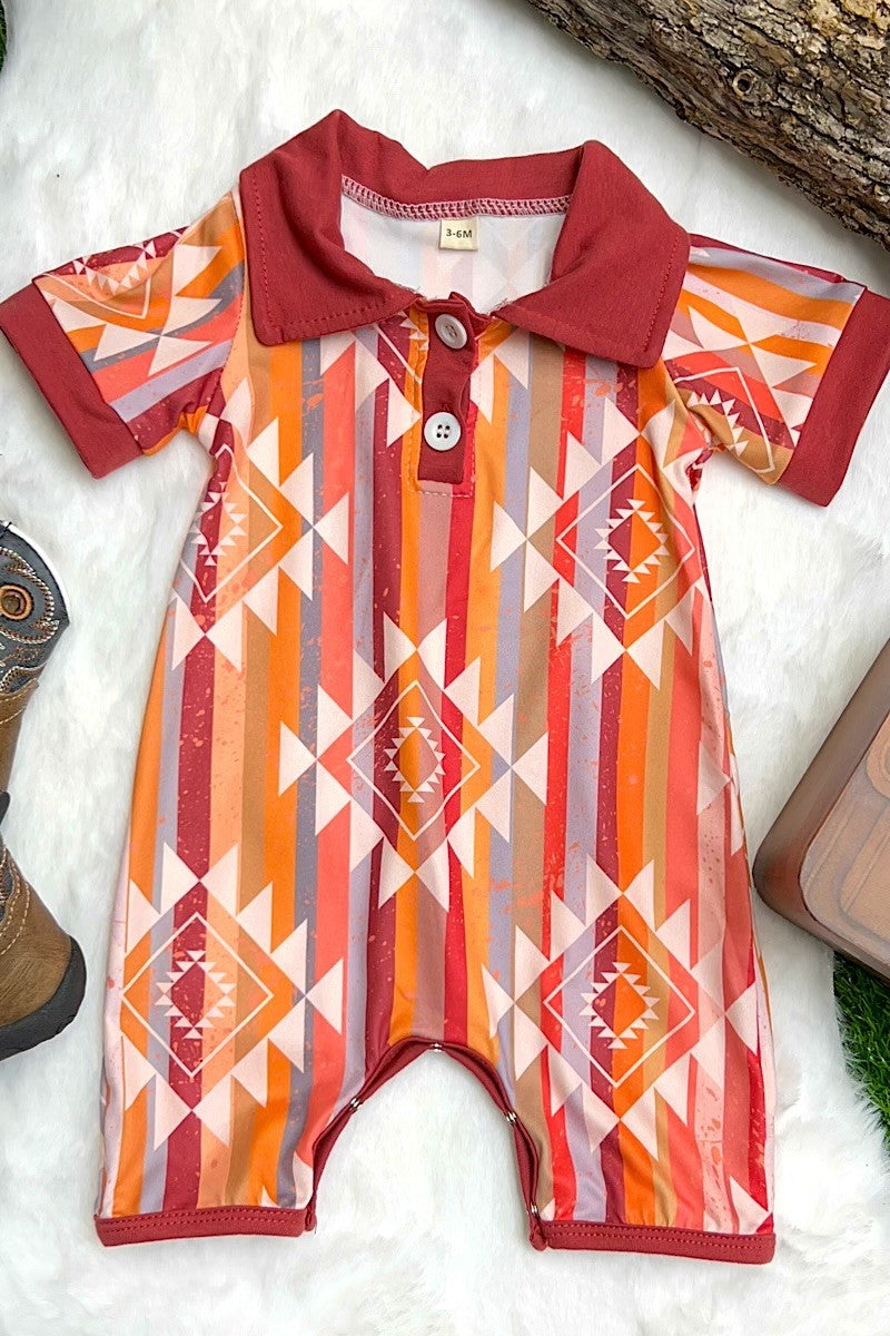 Multi-Color Boy Baby Onesie