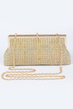 Gold Rhinestone Party Clutch