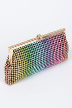 Multicolor Rhinestone Party Clutch