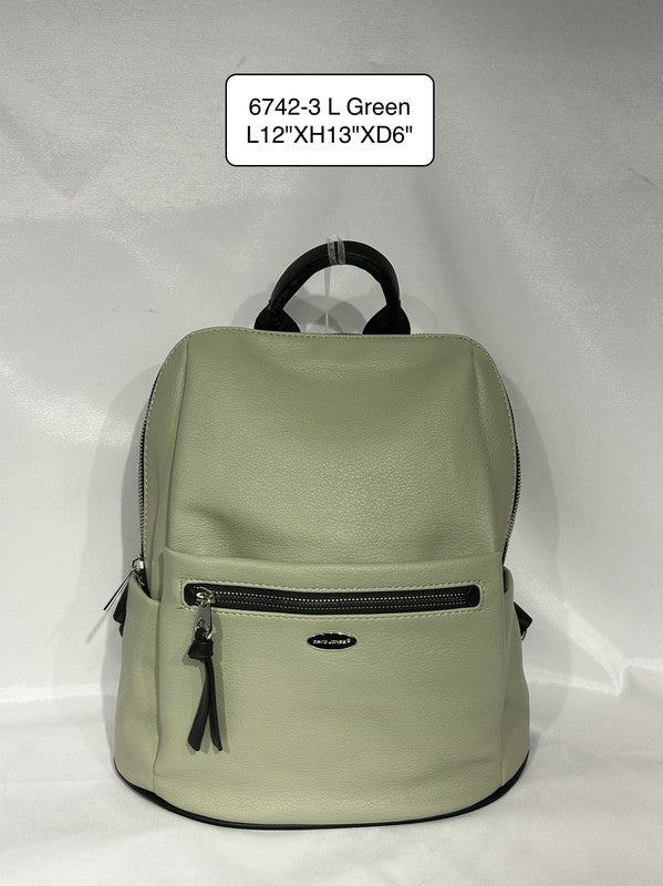 Light Green David Jones New Backpack Collection – Aquarius Brand