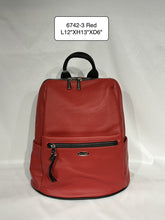 Red David Jones New Backpack Collection