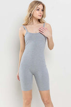 H.Grey Open Back Romper