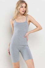 H.Grey Open Back Romper