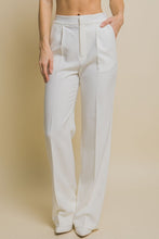 White Regular-Fit Dress Pants