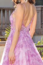 Pink Lace Top A Line Print Contrast Dress